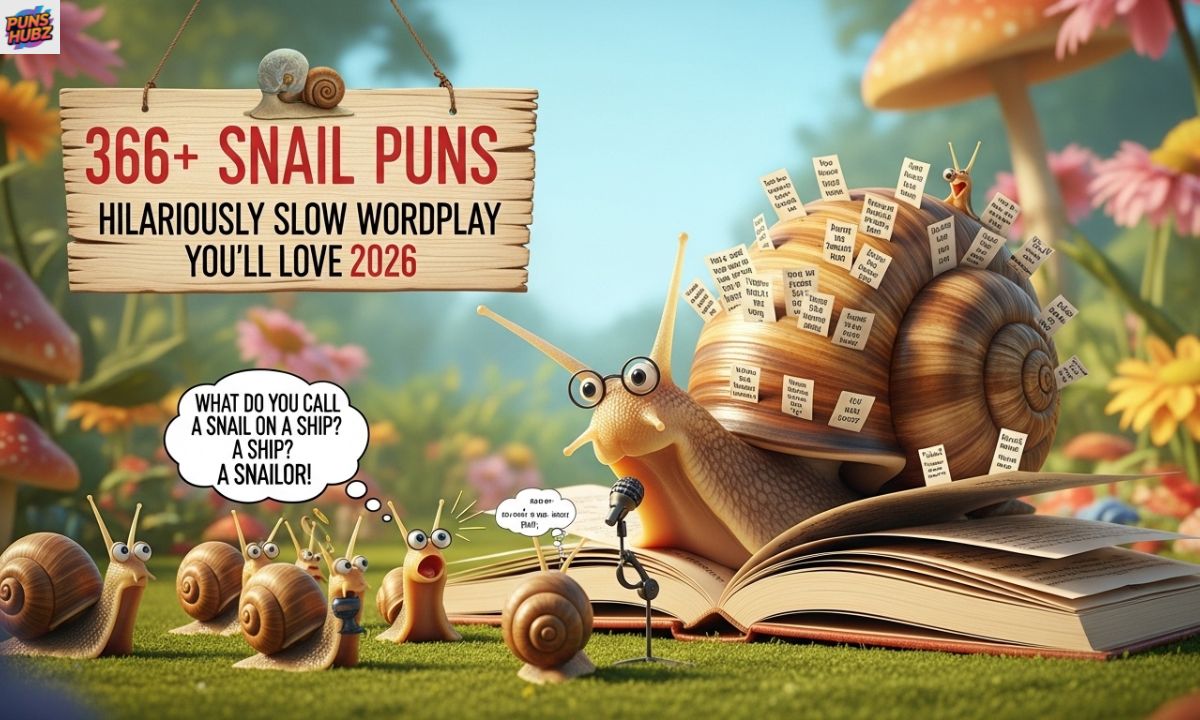 366+ Snail Puns Hilariously Slow Wordplay You’ll Love 2026