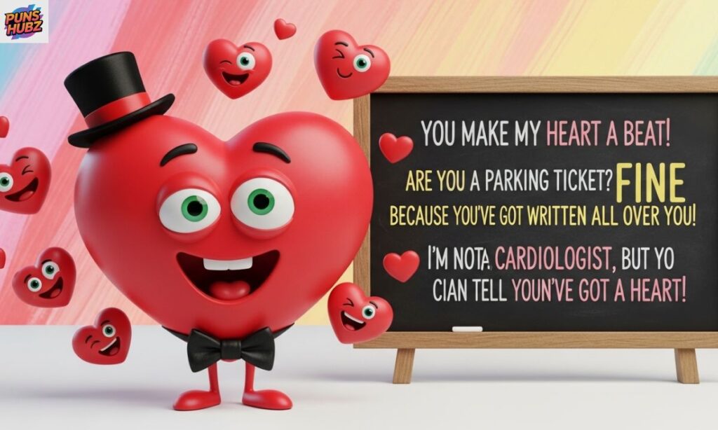 ❤️ Funny Heart Puns One Liners