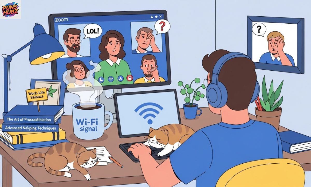 😂💻 216+ Work From Home Puns and Jokes That’ll Crack You Up (and Your Colleagues on Zoom!)