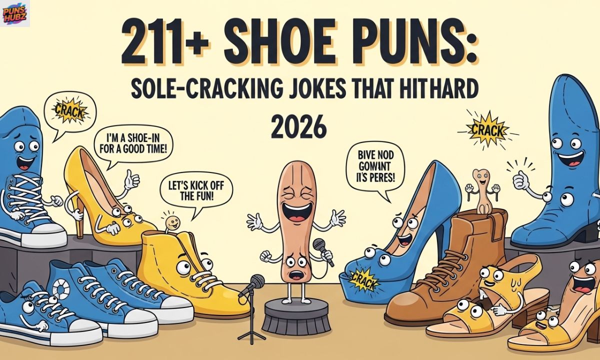211+ Shoe Puns Sole-Cracking Jokes That Hit Hard 2026